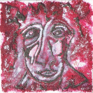 Portrait rouge
Dim. :  20 x 20 cm