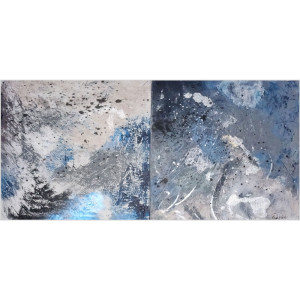 D'ombres et de lumière
Dim. : 50 x 100 cm
Mat. : sable, acrylique, encre de Chine