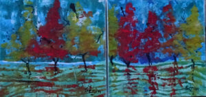 sable acrylique sur toile