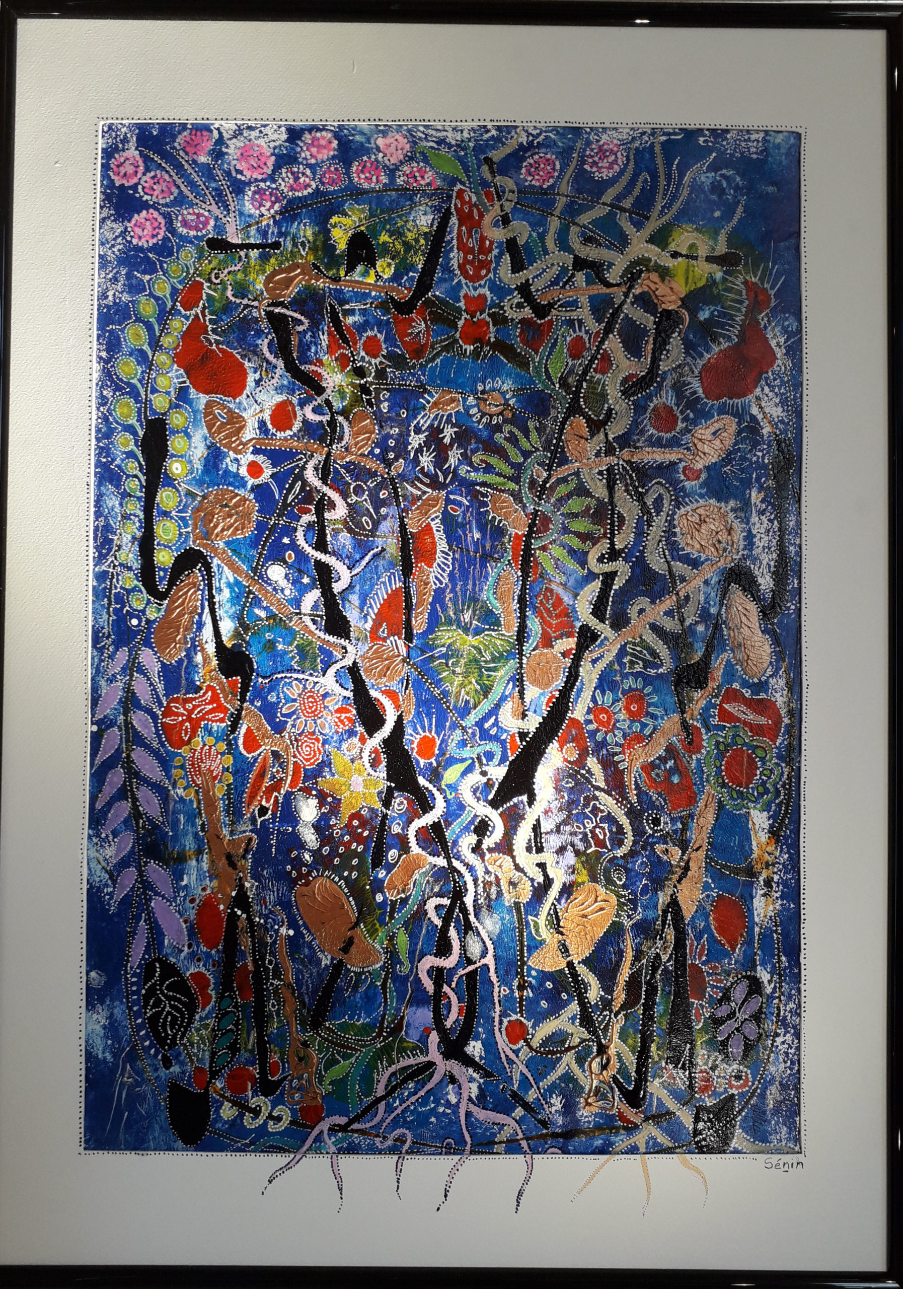 jardins de suzhou Acrylique, encre, posca